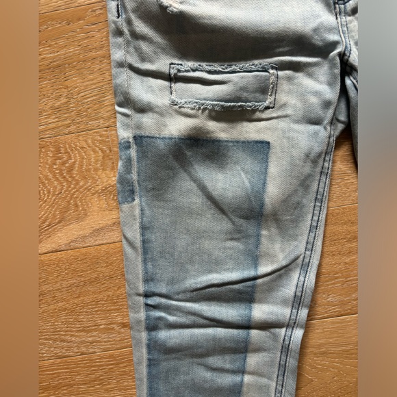 Vintage Inspired Design Lab Denim Size 26 Distressed Patchwork Jeans - Picture 8 of 16